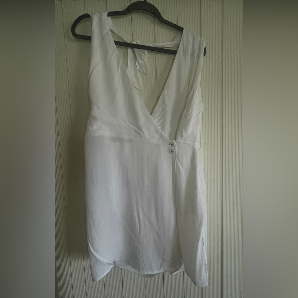 LEITH White Romper Playsuit